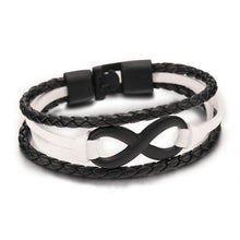Load image into Gallery viewer, MKENDN Infınity Hand Chain Leather Bracelet