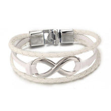 Load image into Gallery viewer, MKENDN Infınity Hand Chain Leather Bracelet