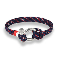 Load image into Gallery viewer, MKENDN Men Navy Style Sport Stainless Bracelet