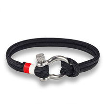Load image into Gallery viewer, MKENDN Men Navy Style Sport Stainless Bracelet