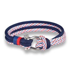 Load image into Gallery viewer, MKENDN Men Navy Style Sport Stainless Bracelet