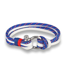 Load image into Gallery viewer, MKENDN Men Navy Style Sport Stainless Bracelet