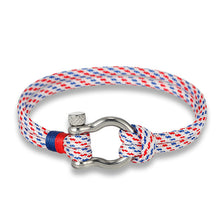 Load image into Gallery viewer, MKENDN Men Navy Style Sport Stainless Bracelet