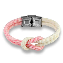 Load image into Gallery viewer, MKENDN Macaron Leather Stainless Steel Bracelet