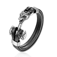 Load image into Gallery viewer, MKENDN Men Gold Leo Lion Bracelet