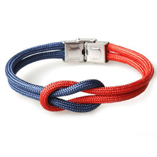 Load image into Gallery viewer, MKENDN Nylon Corde Infinity Knot Bracelet