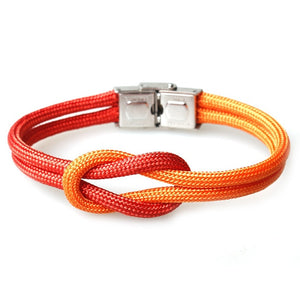 MKENDN Nylon Corde Infinity Knot Bracelet