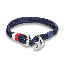 Load image into Gallery viewer, MKENDN Men Anchor Bracelet