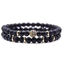 Load image into Gallery viewer, MKENDN 2Pcs/Set Brand Pave CZ Bracelet