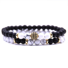 Load image into Gallery viewer, MKENDN 2Pcs/Set Brand Pave CZ Bracelet