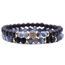 Load image into Gallery viewer, MKENDN 2Pcs/Set Brand Pave CZ Bracelet